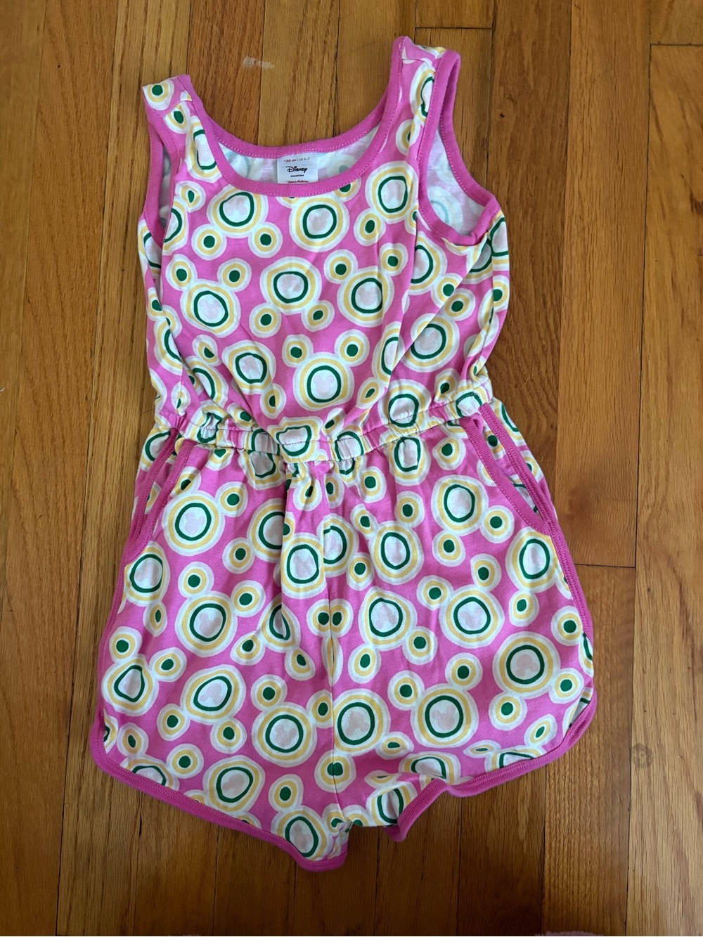 Hanna Andersson Girls Mickey Mouse romper